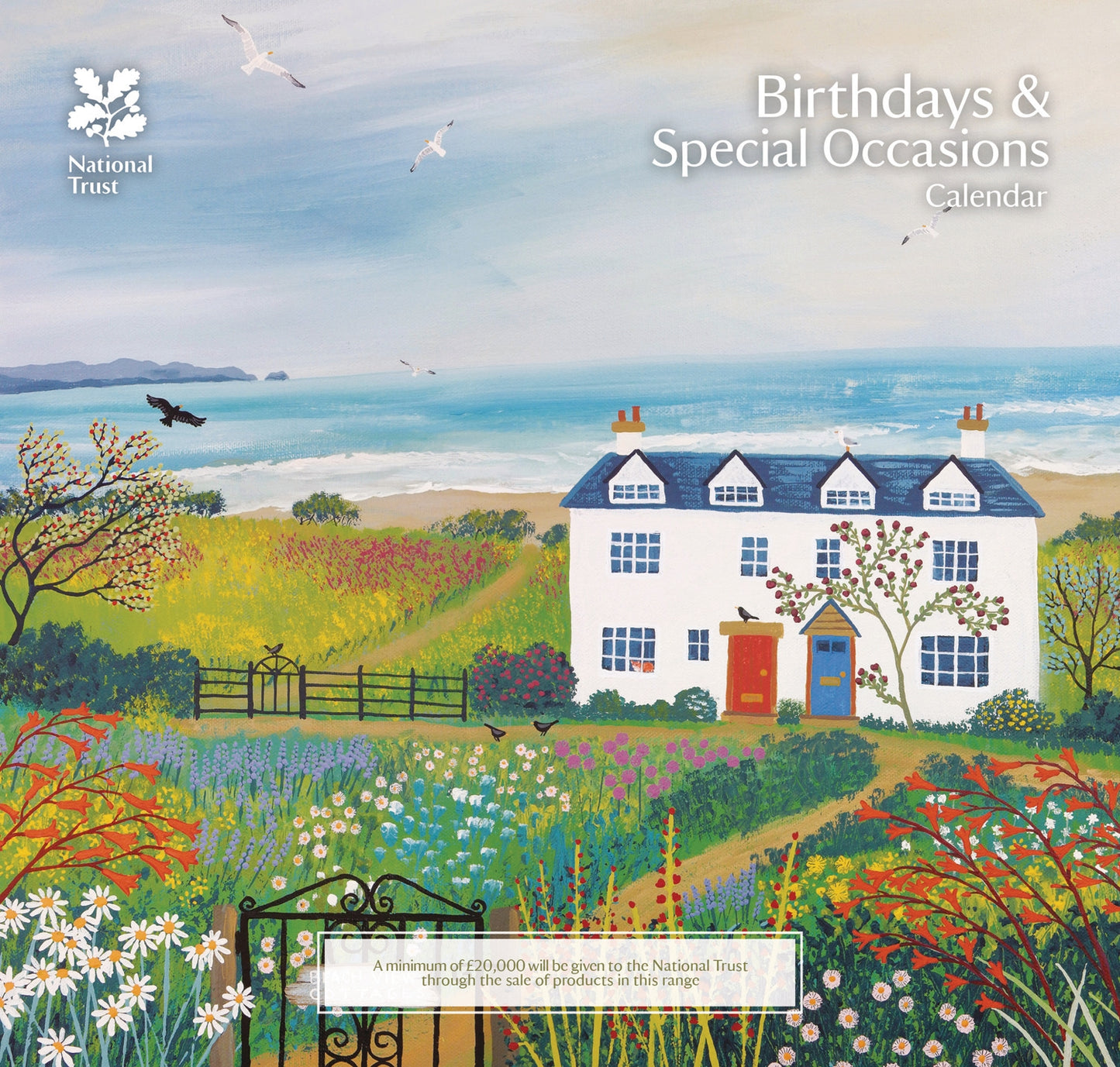 National Trust - Jo Grundy Birthday Midi Calendar 2025 (PFP)