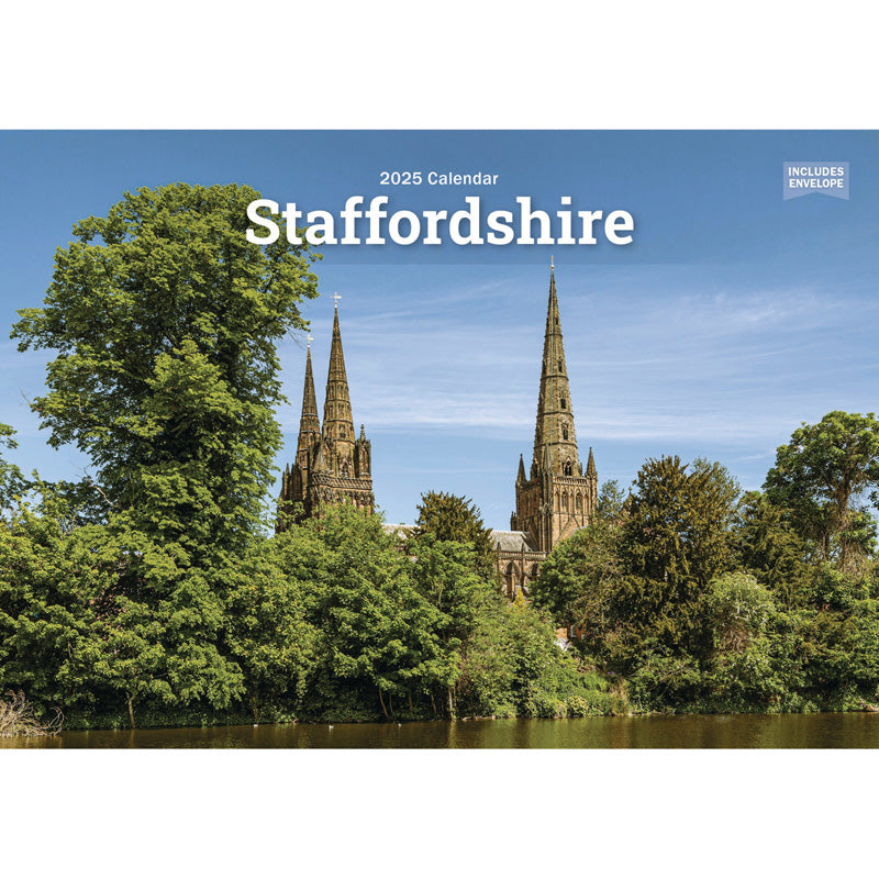 Staffordshire A5 Calendar 2025 Otter House