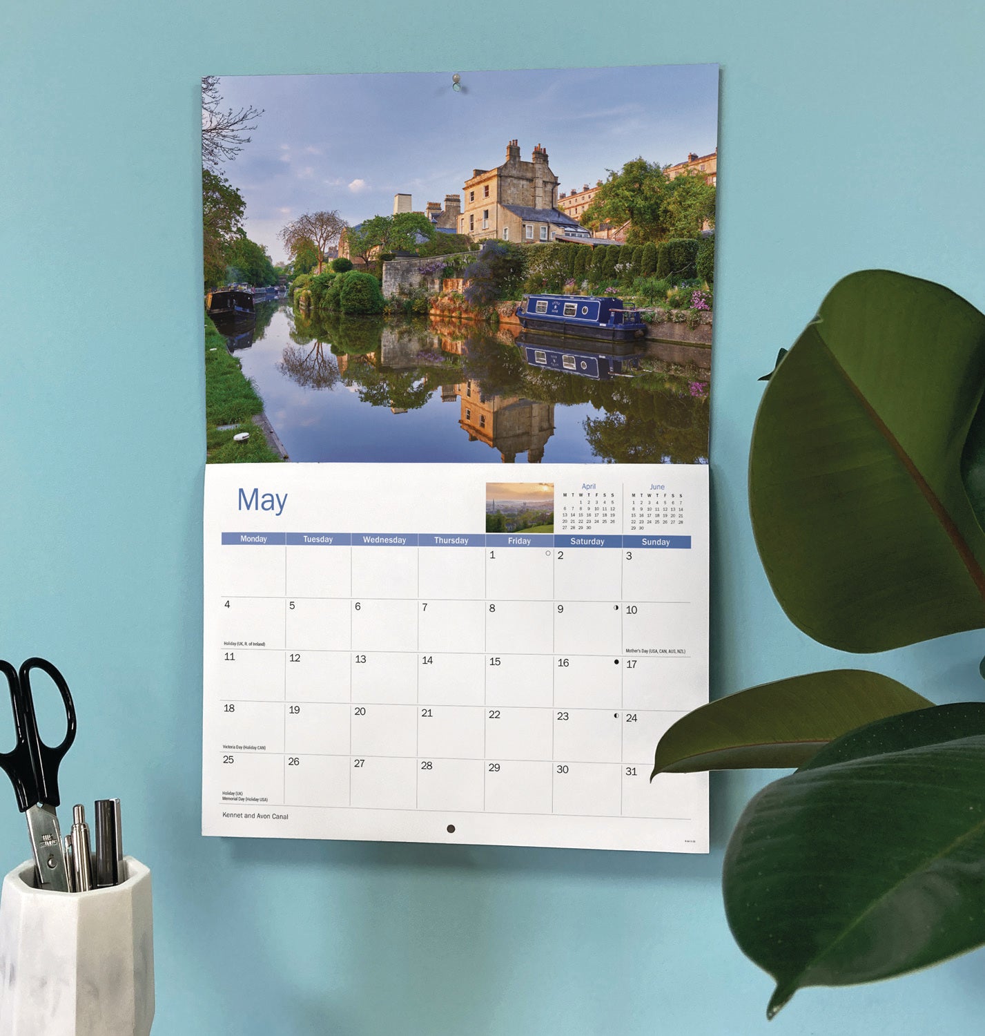 Bath A4 Calendar 2026