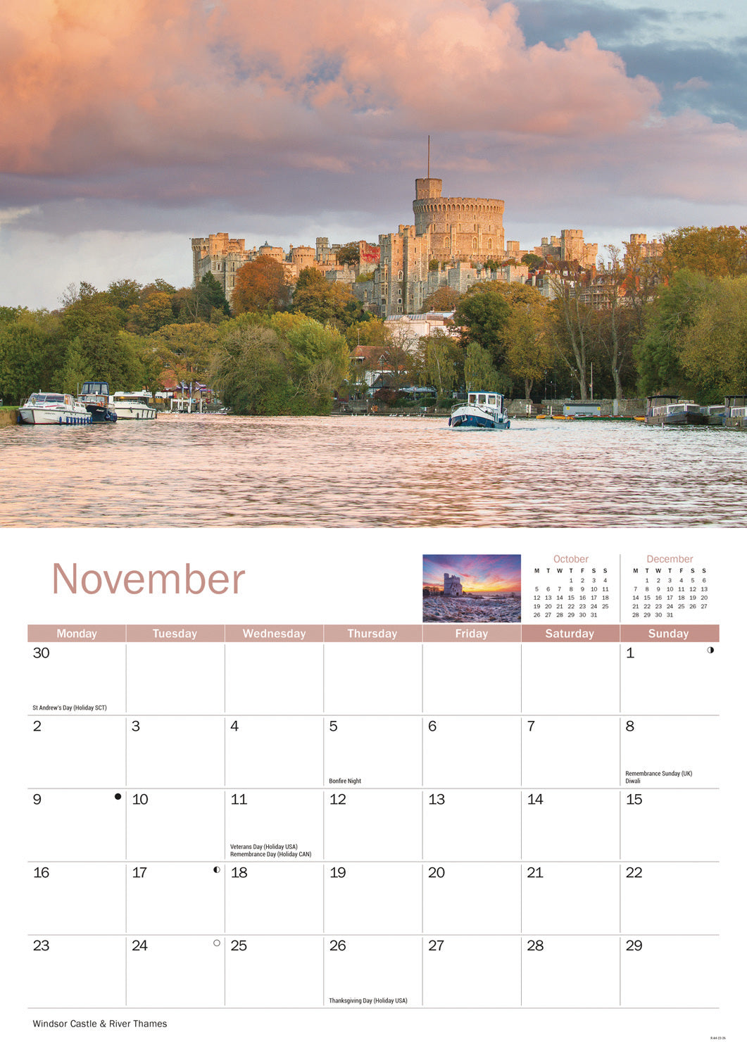 Berkshire A4 Calendar 2026