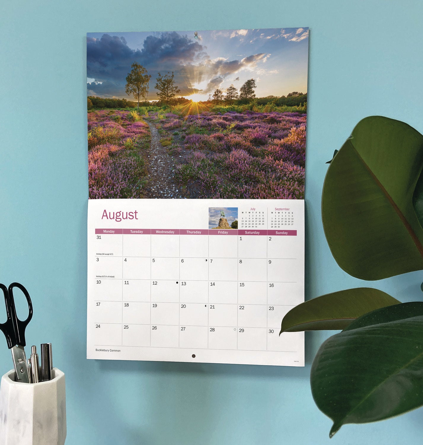 Berkshire A4 Calendar 2026