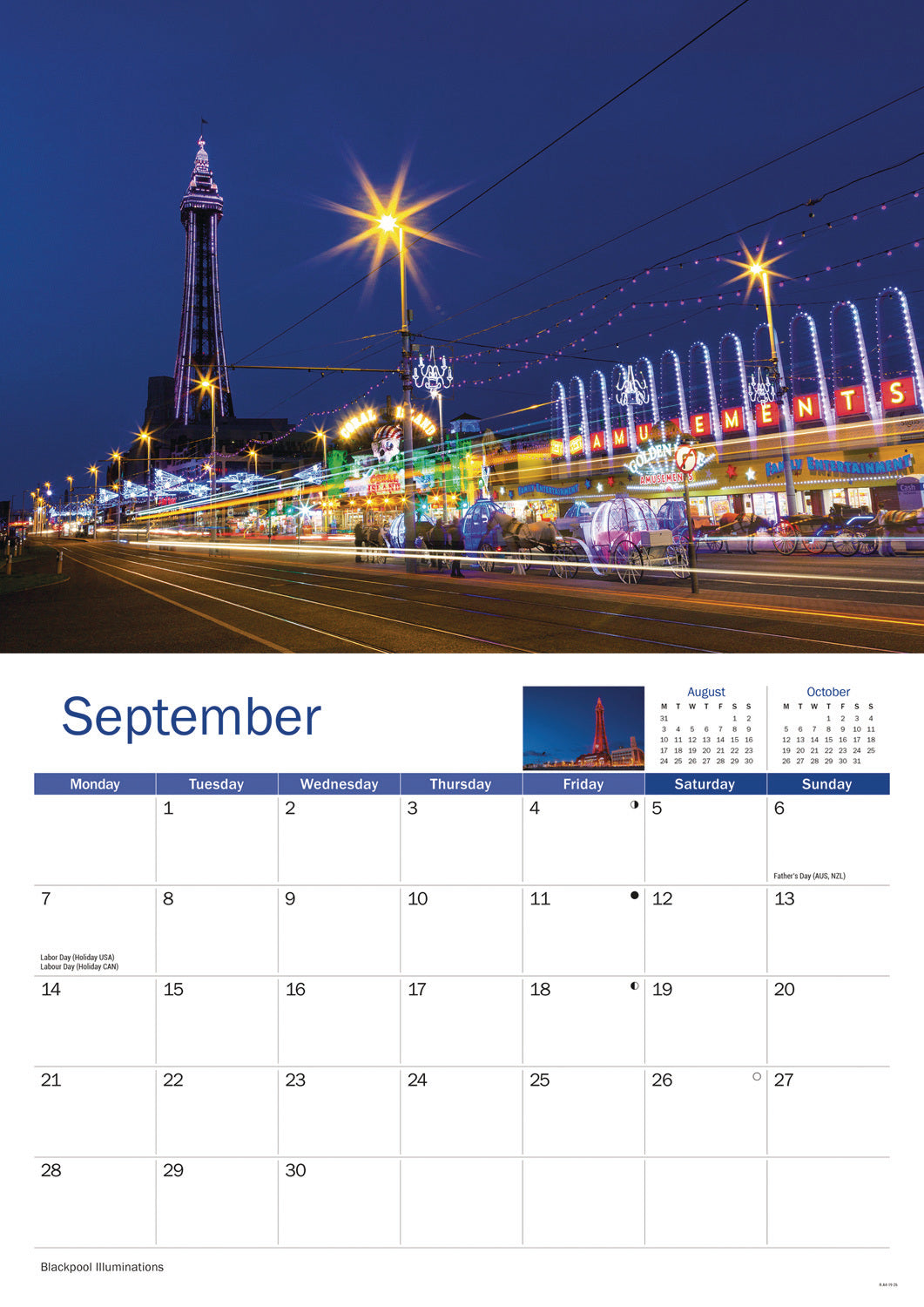 Blackpool & Fylde Coast A4 Calendar 2026