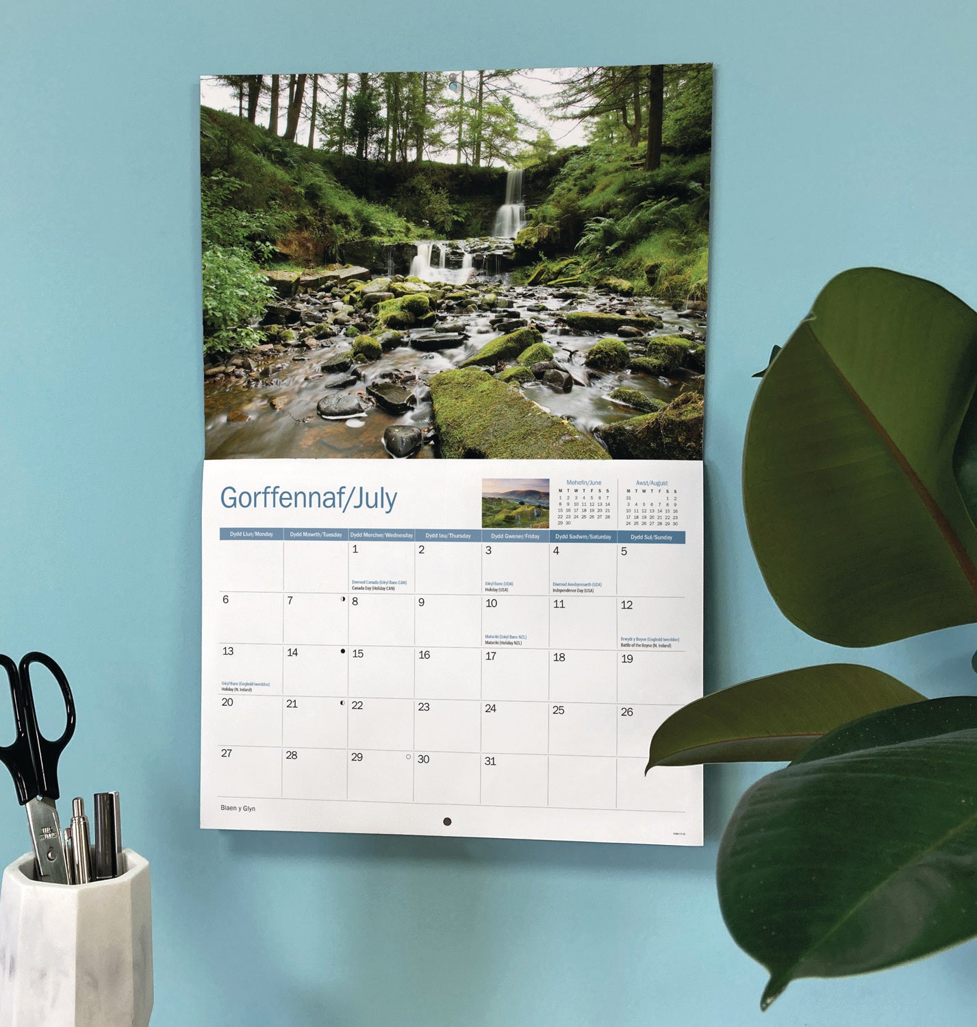 Brecon Beacons A4 Calendar 2026