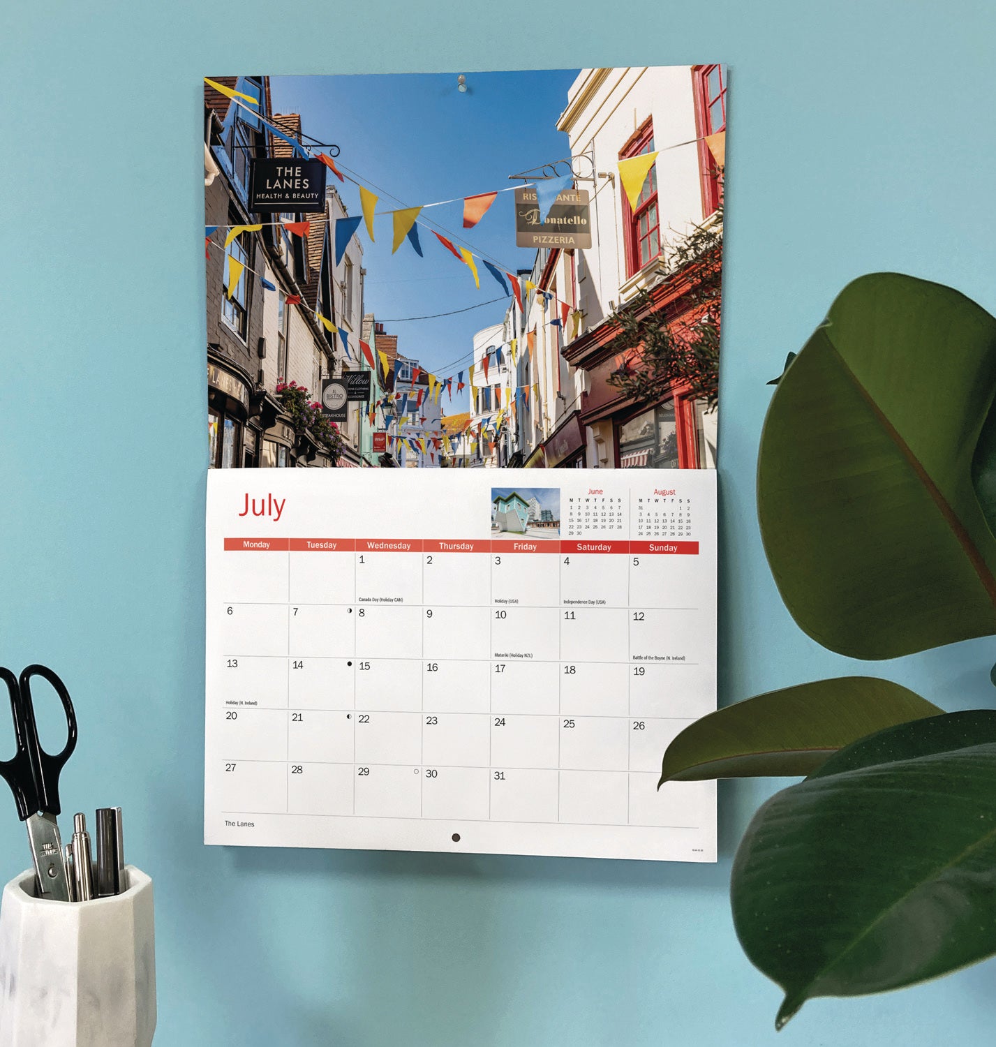 Brighton A4 Calendar 2026