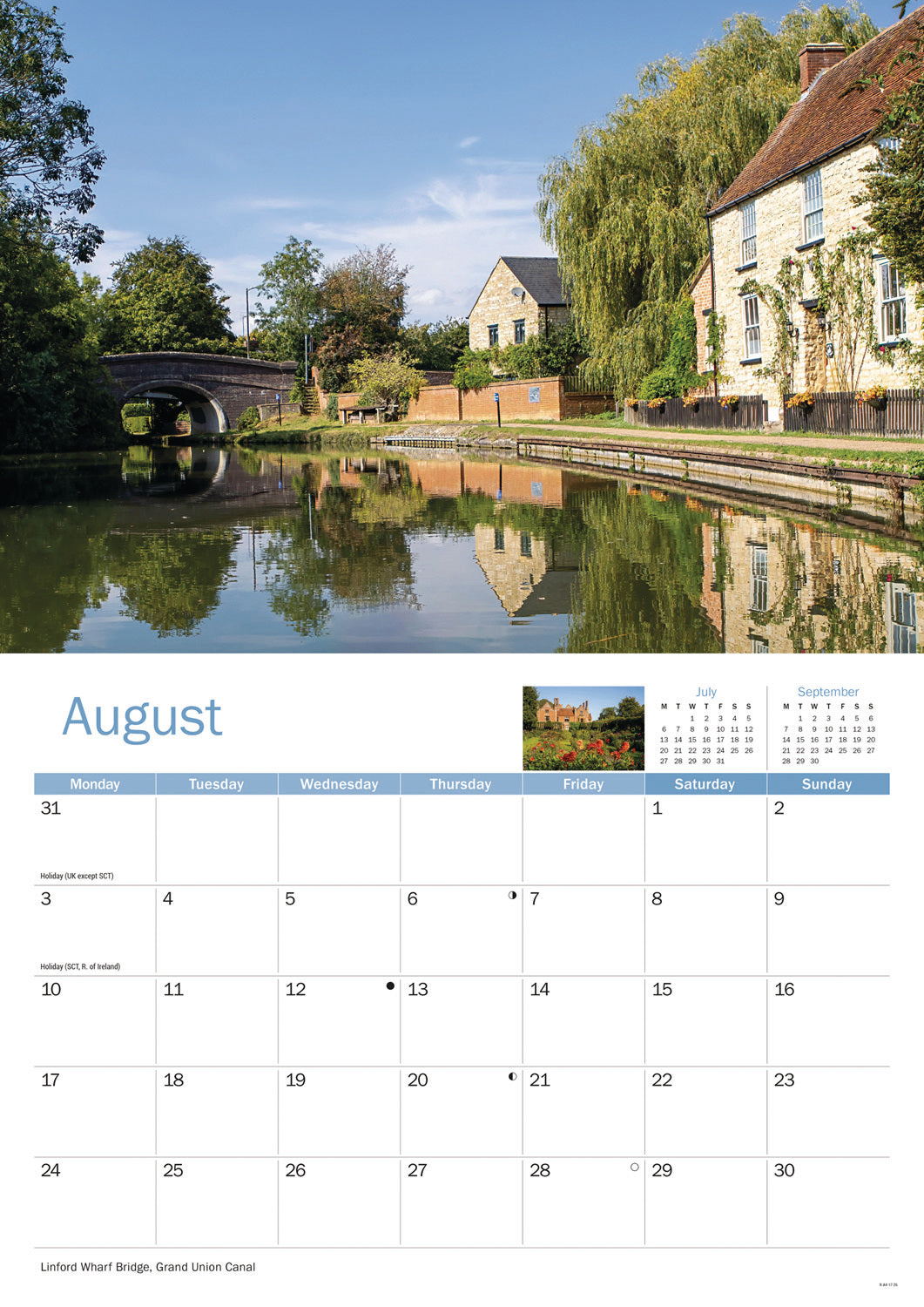 Buckinghamshire A4 Calendar 2026