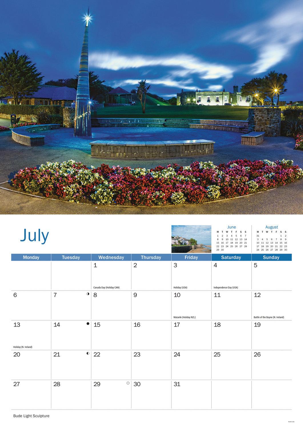 Bude A4 Calendar 2026