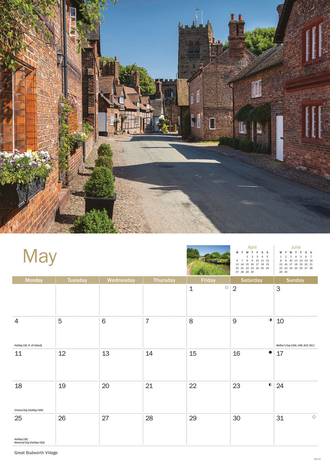 Cheshire A4 Calendar 2026