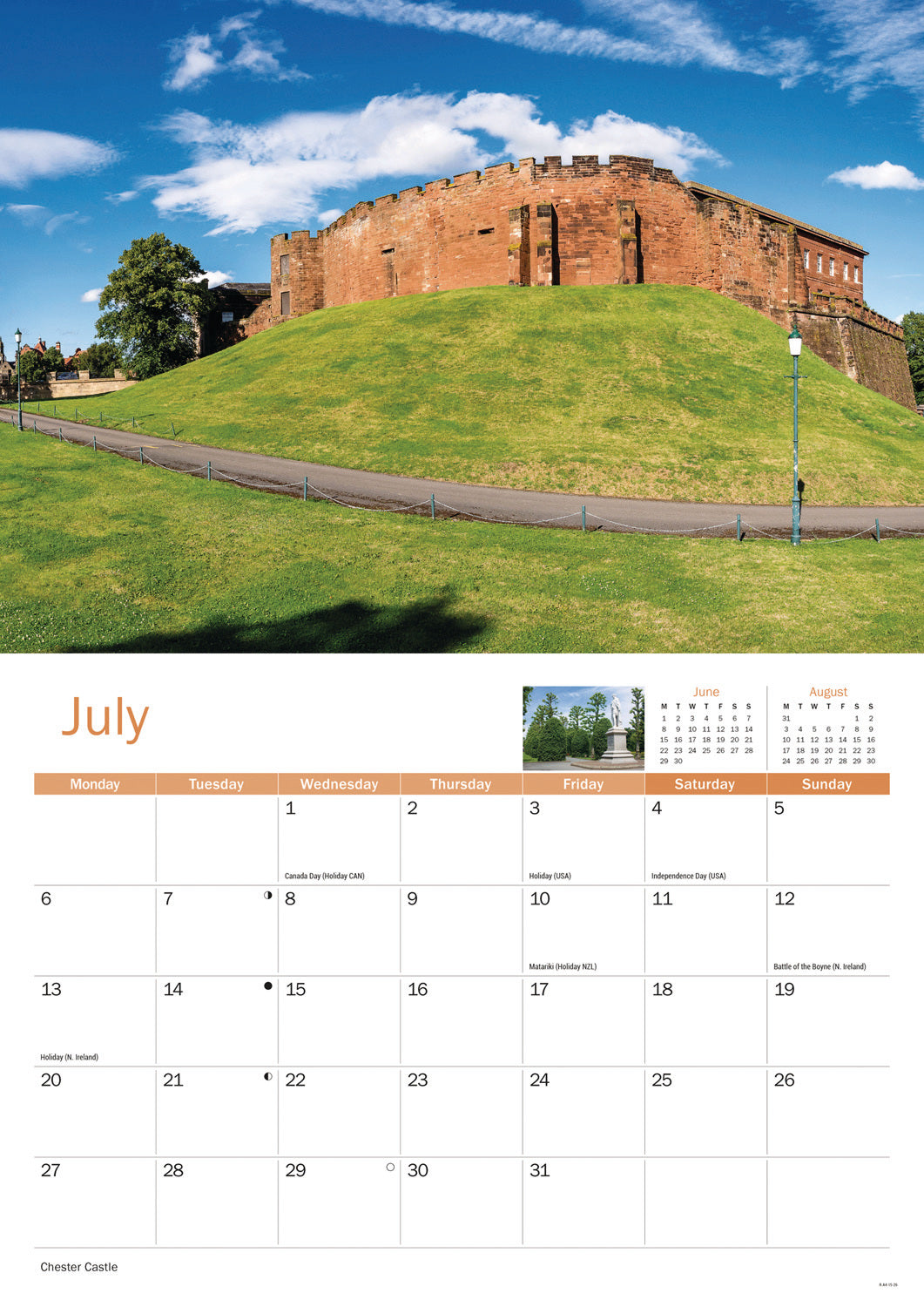 Chester A4 Calendar 2026