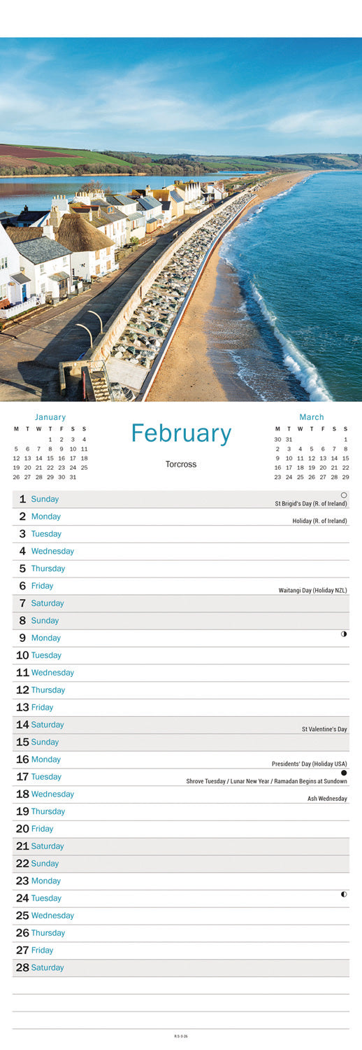 Devon Slim Calendar 2026