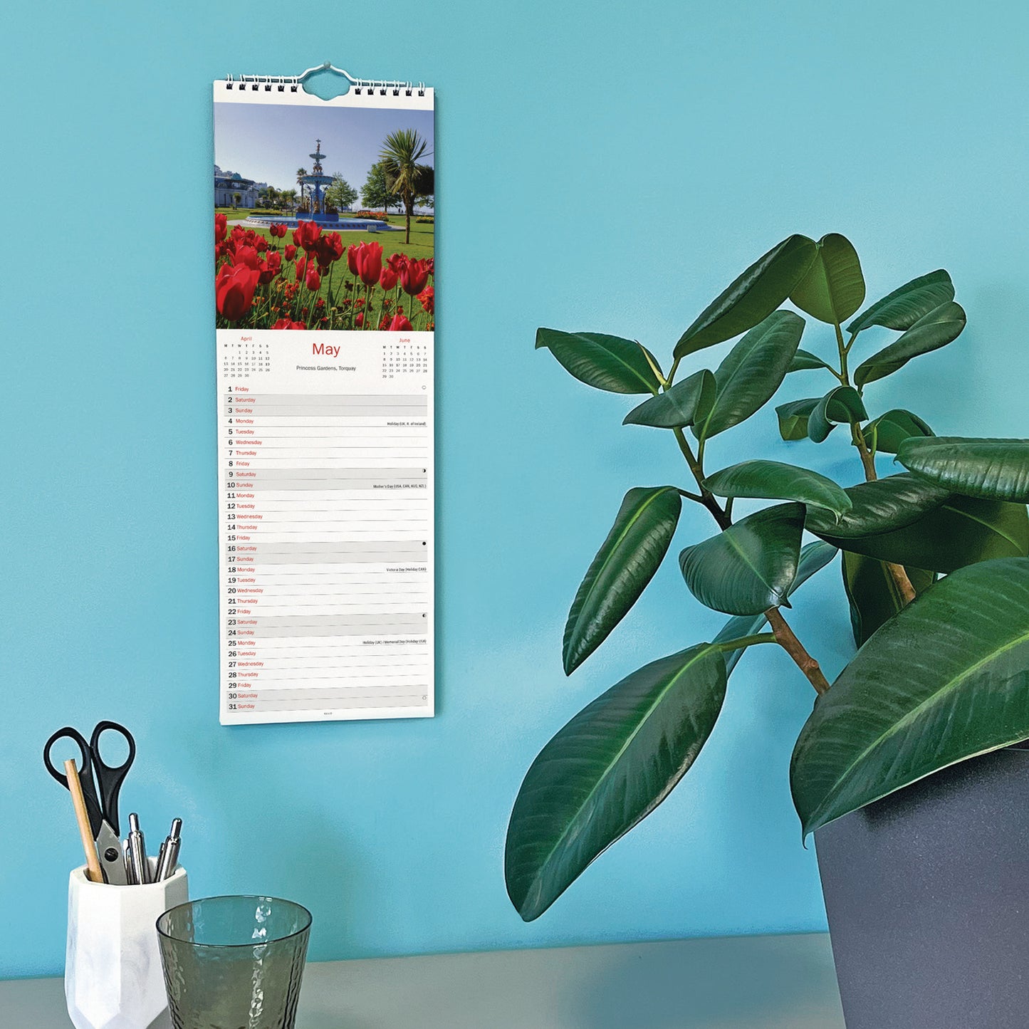 Devon Slim Calendar 2026