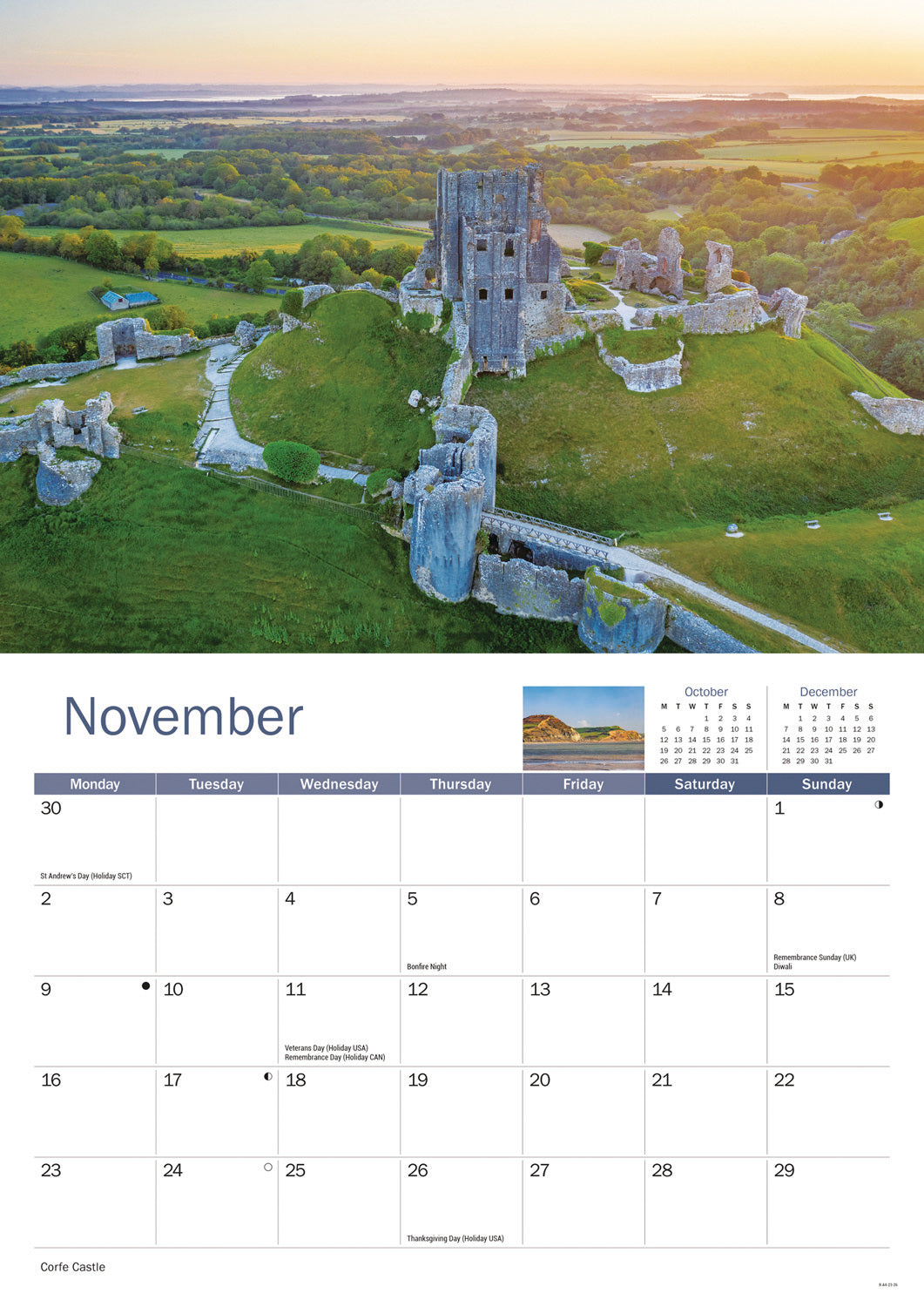 Dorset A4 Calendar 2026