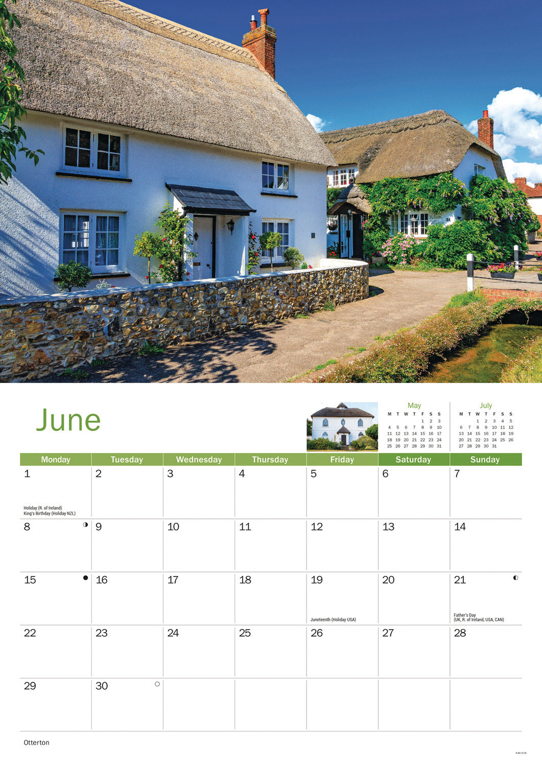 East Devon A4 Calendar 2026