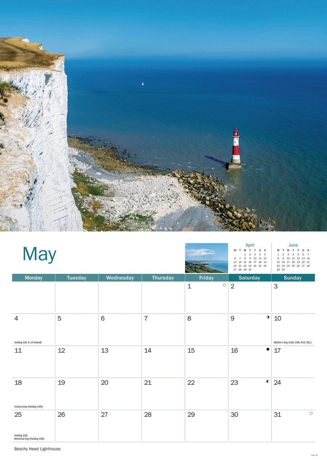 Eastbourne A4 Calendar 2026