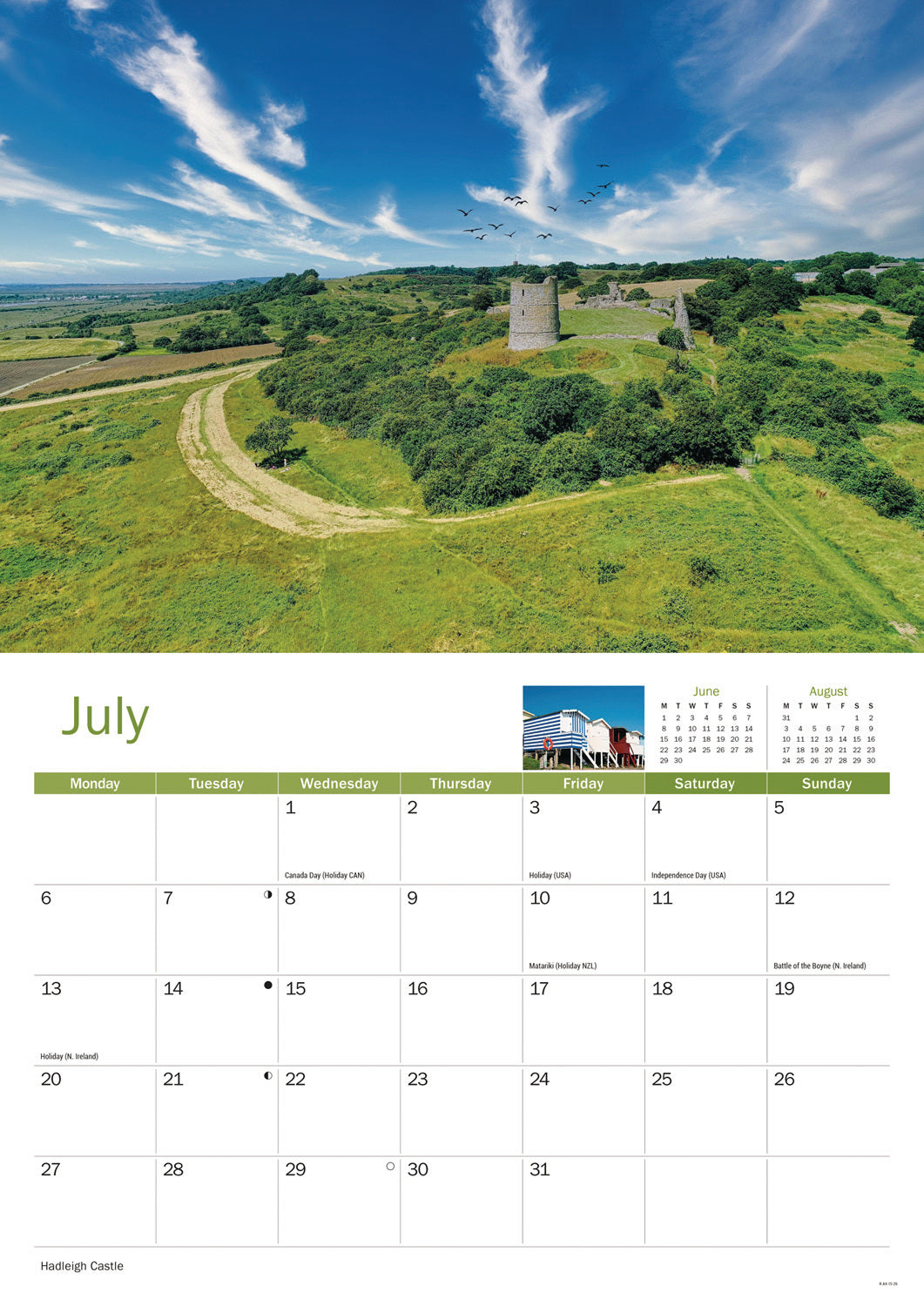 Essex A4 Calendar 2026
