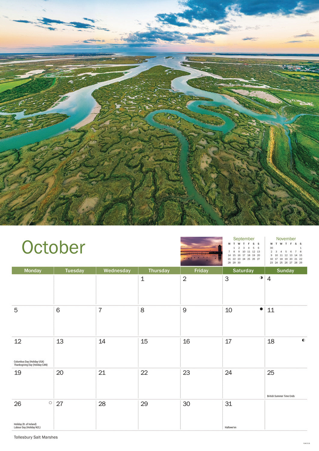 Essex A4 Calendar 2026