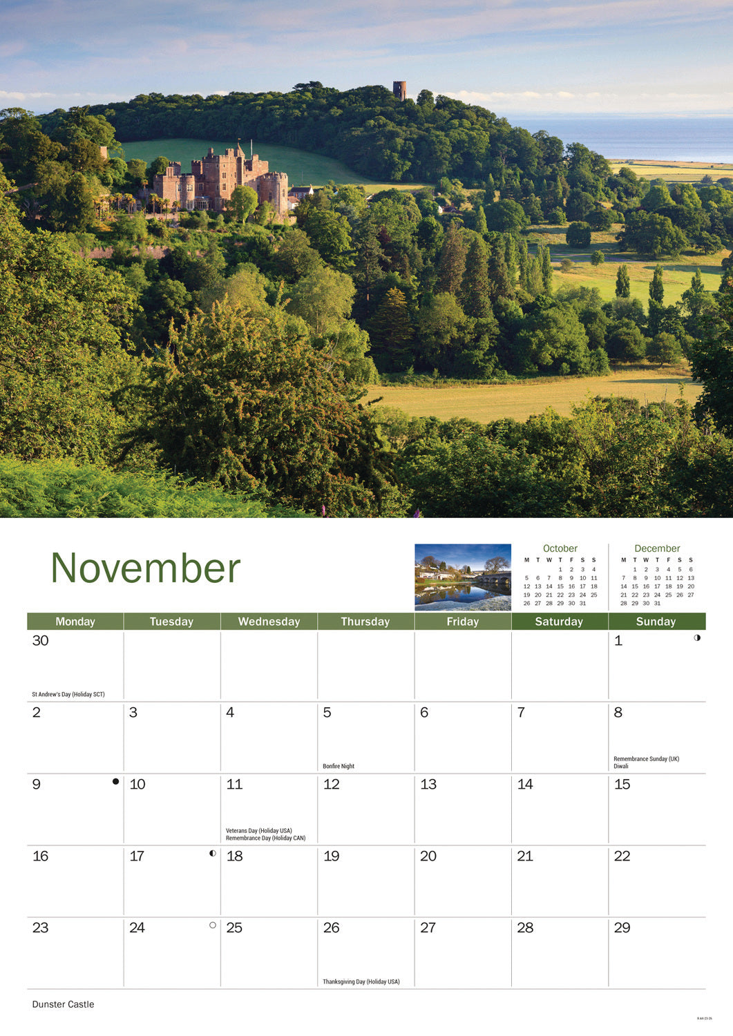 Exmoor A4 Calendar 2026
