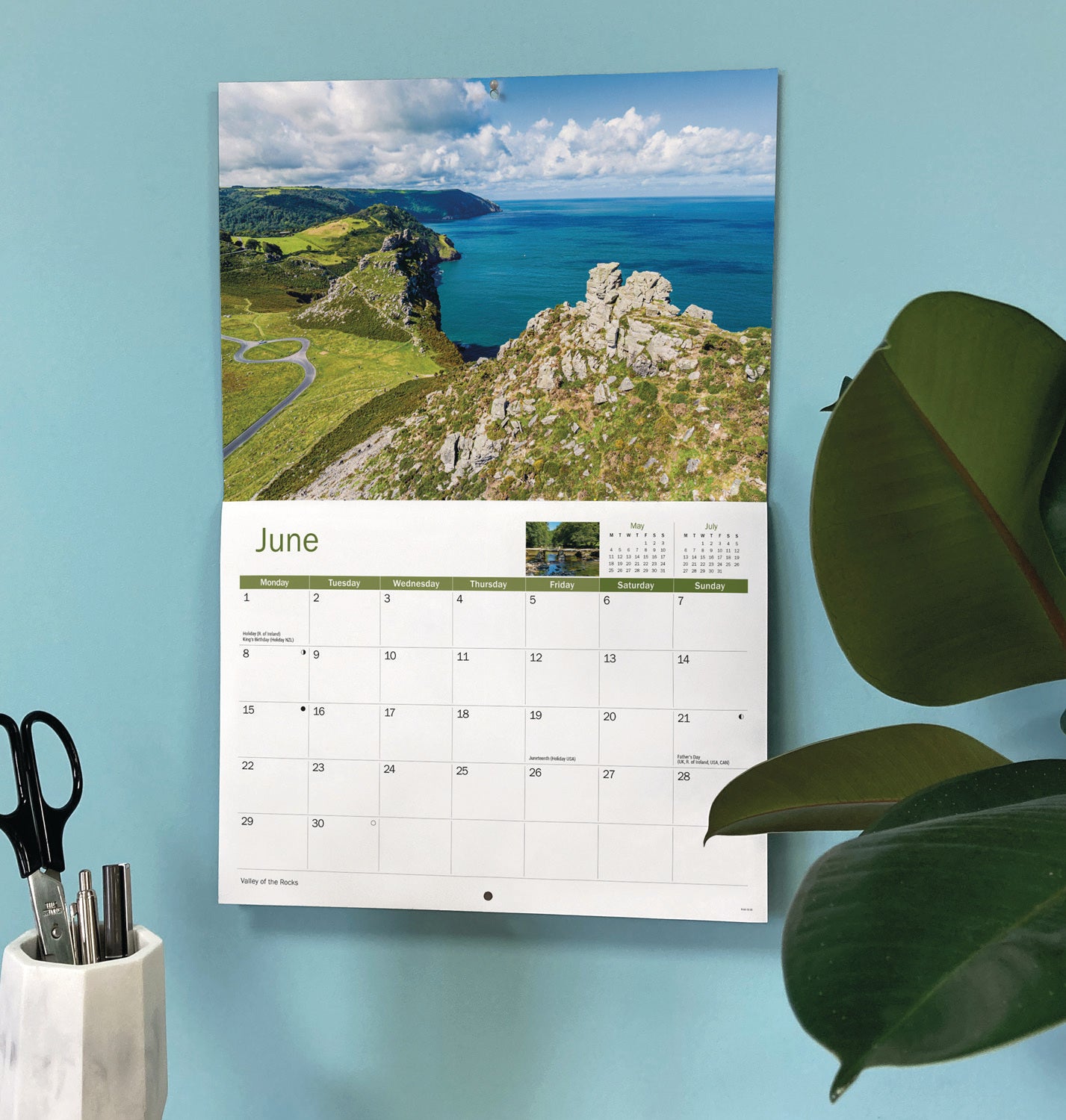 Exmoor A4 Calendar 2026