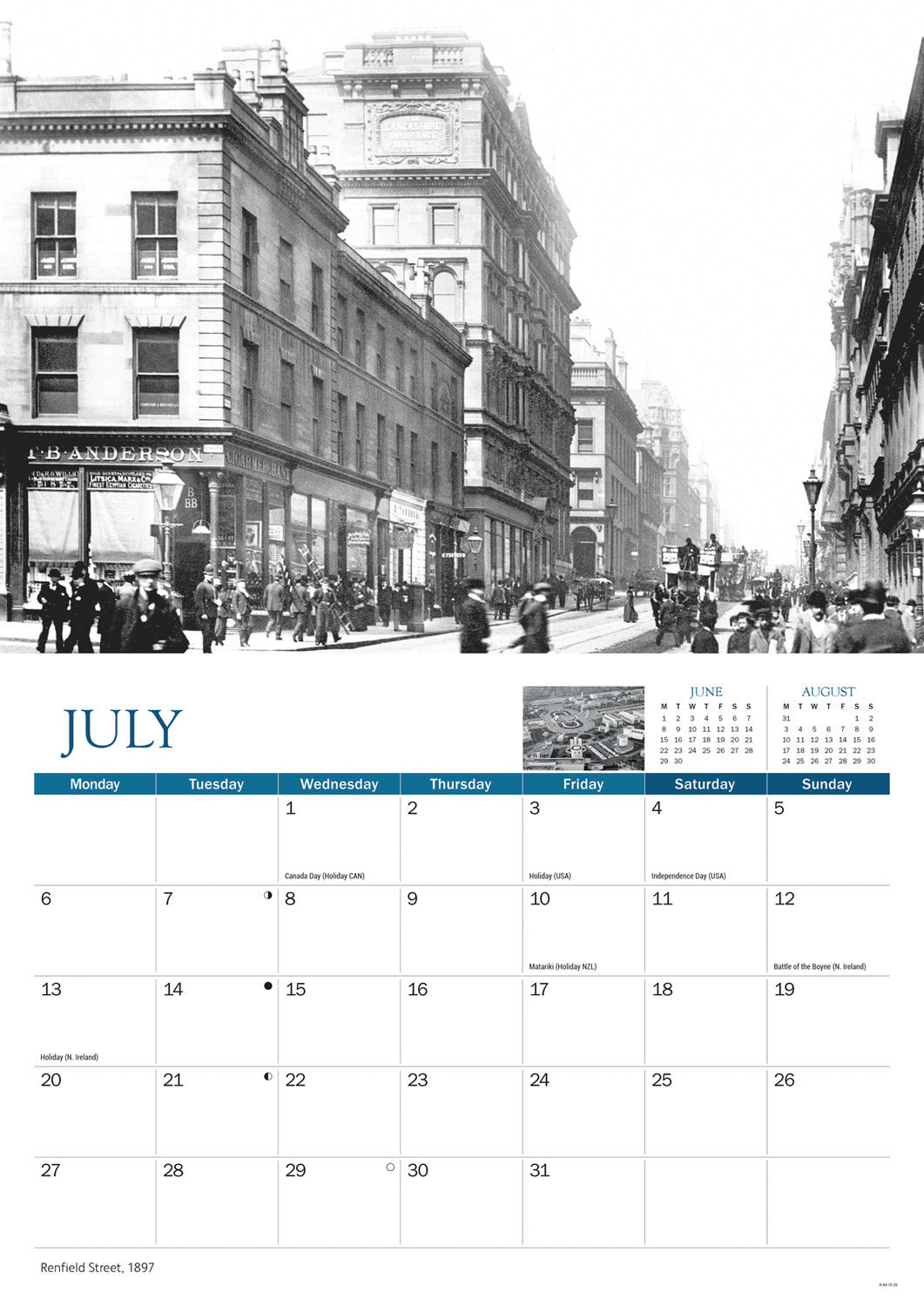 Glasgow Memories A4 Calendar 2026