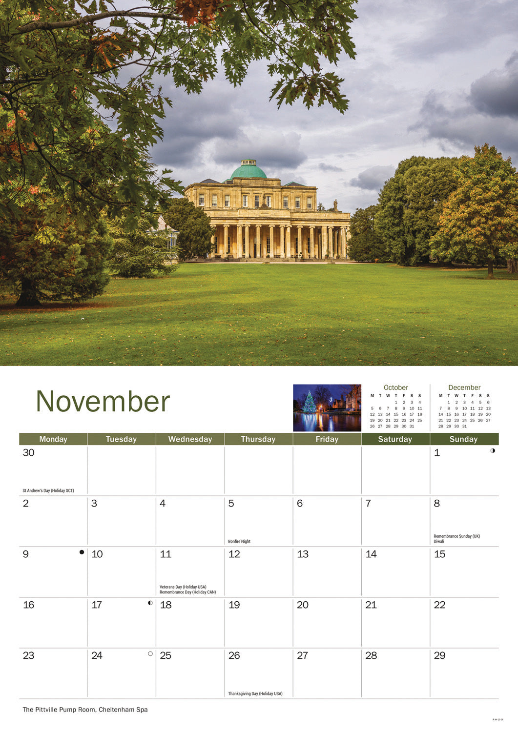 Gloucestershire A4 Calendar 2026