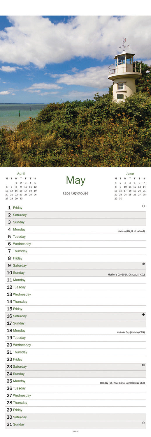 Hampshire Slim Calendar 2026