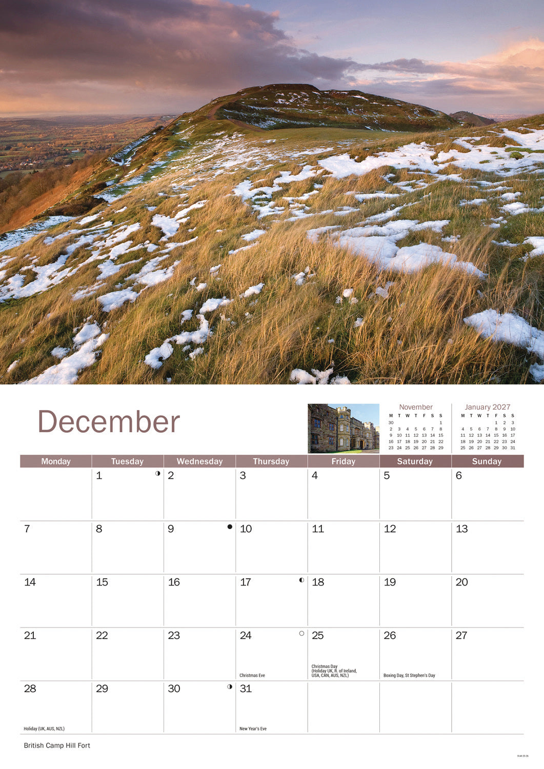 Herefordshire A4 Calendar 2026