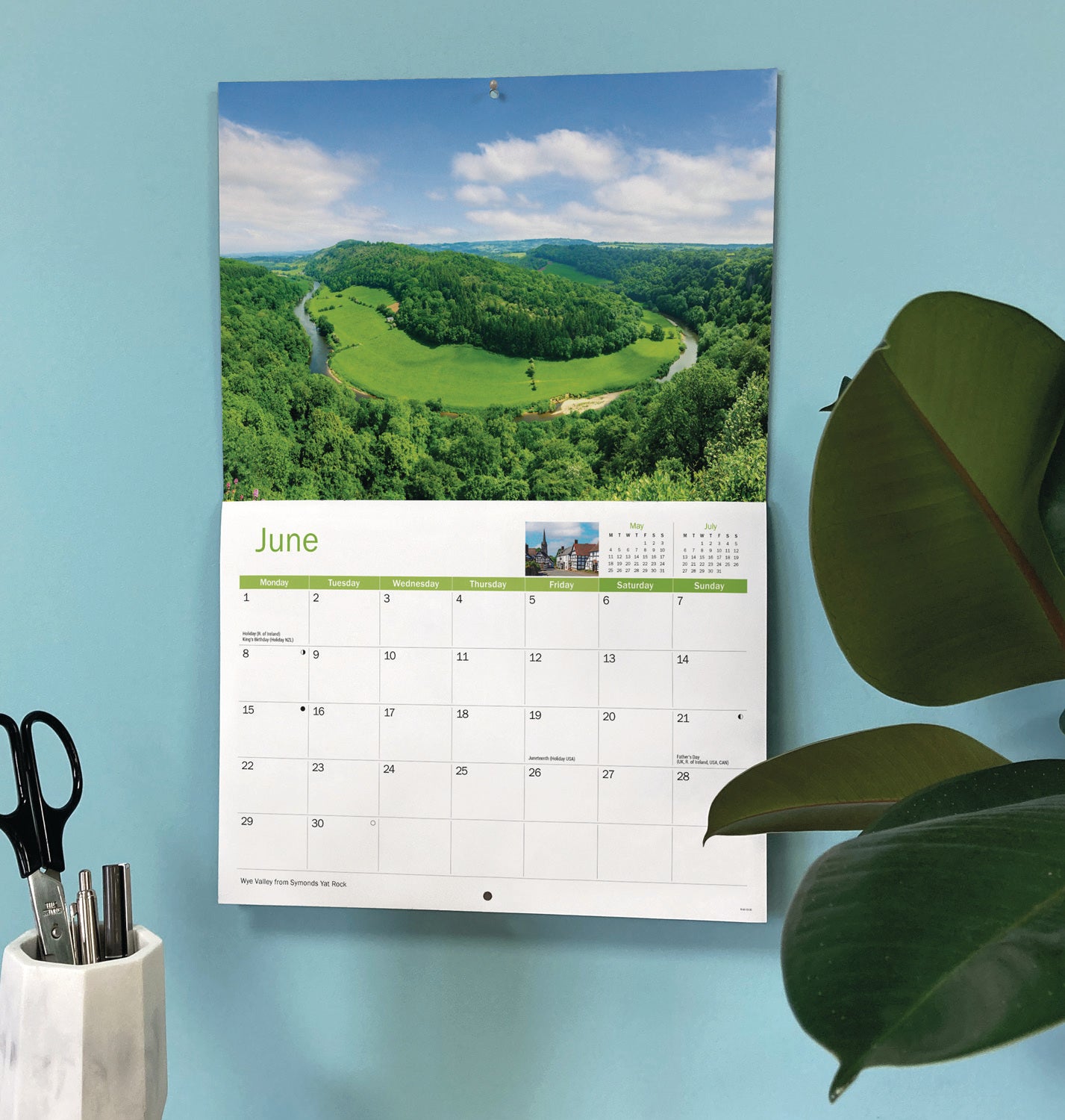 Herefordshire A4 Calendar 2026