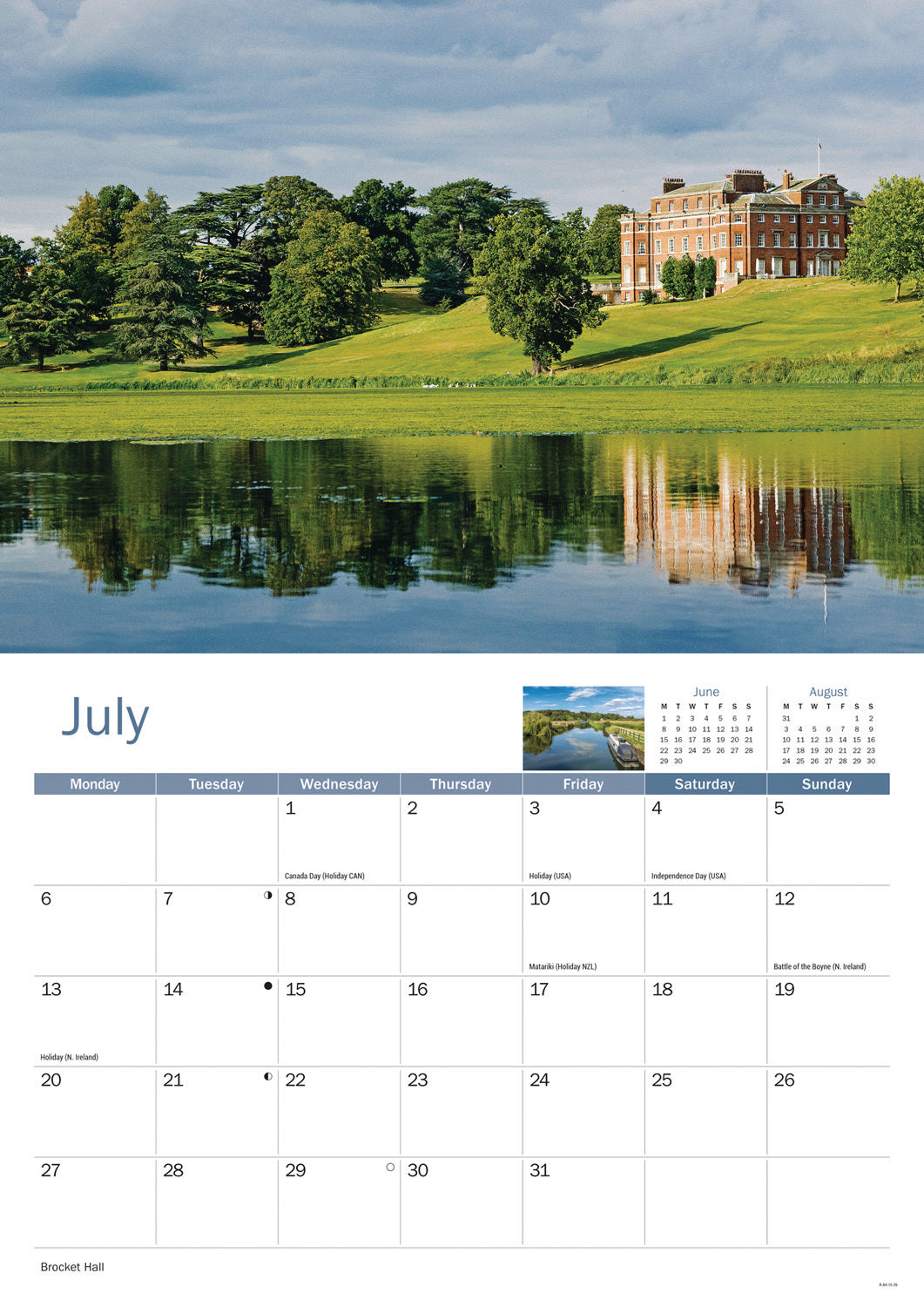 Hertfordshire A4 Calendar 2026