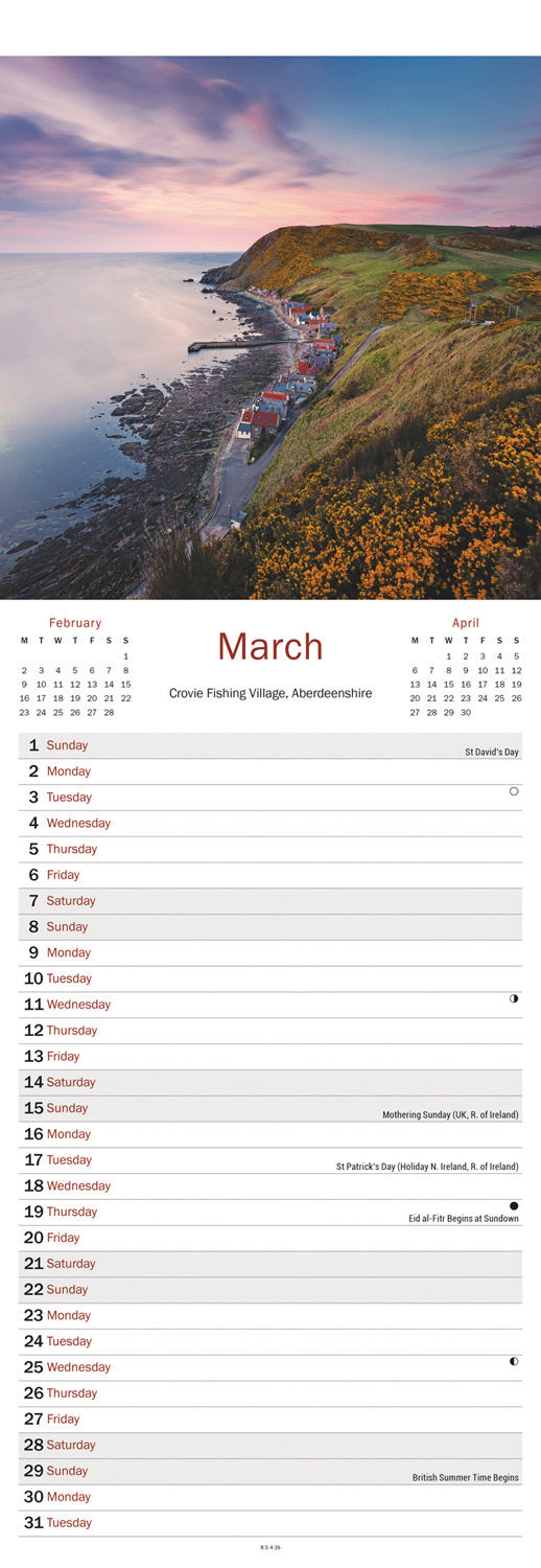 Images of Britain Slim Calendar 2026