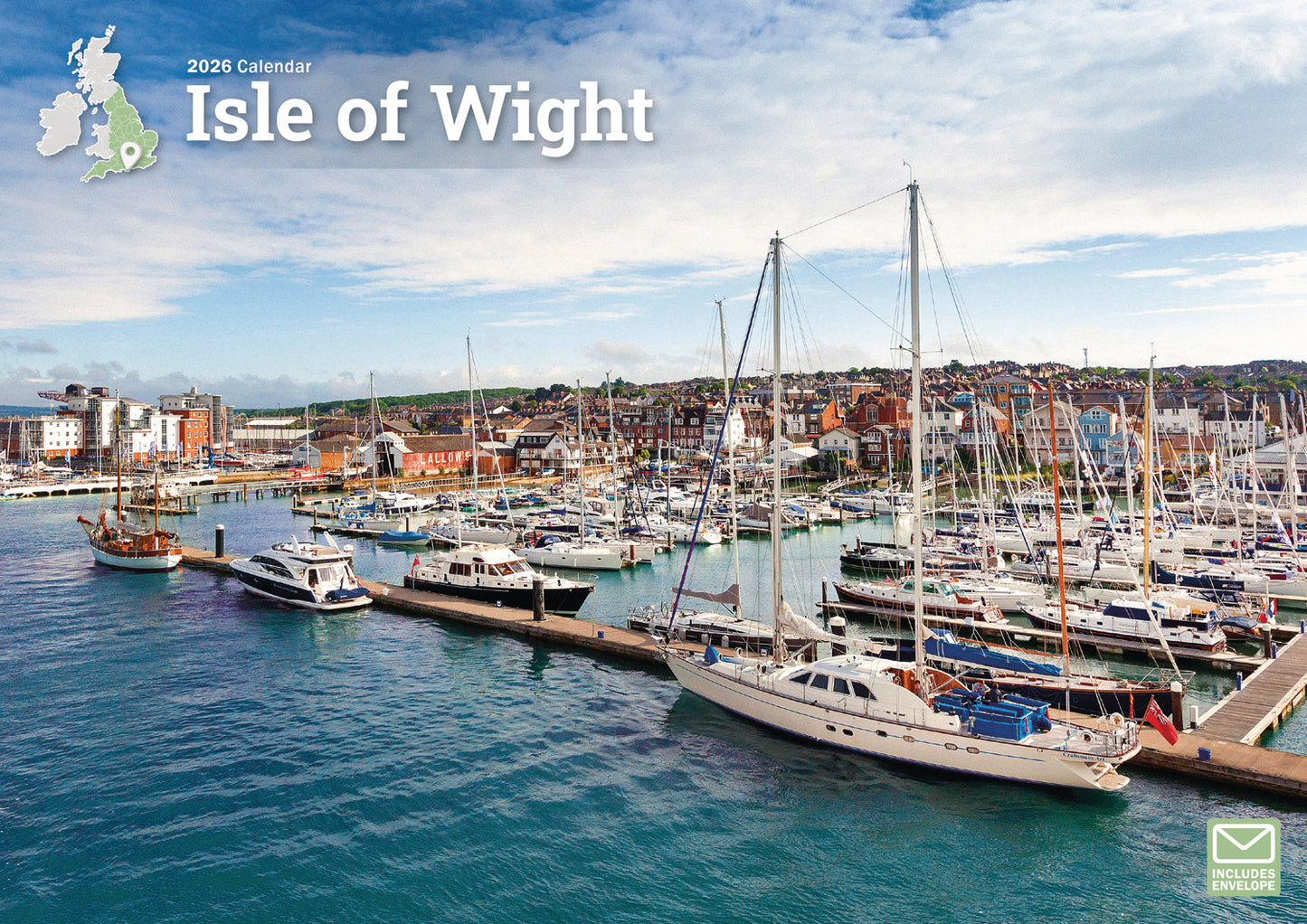 Isle of Wight A4 Calendar 2026