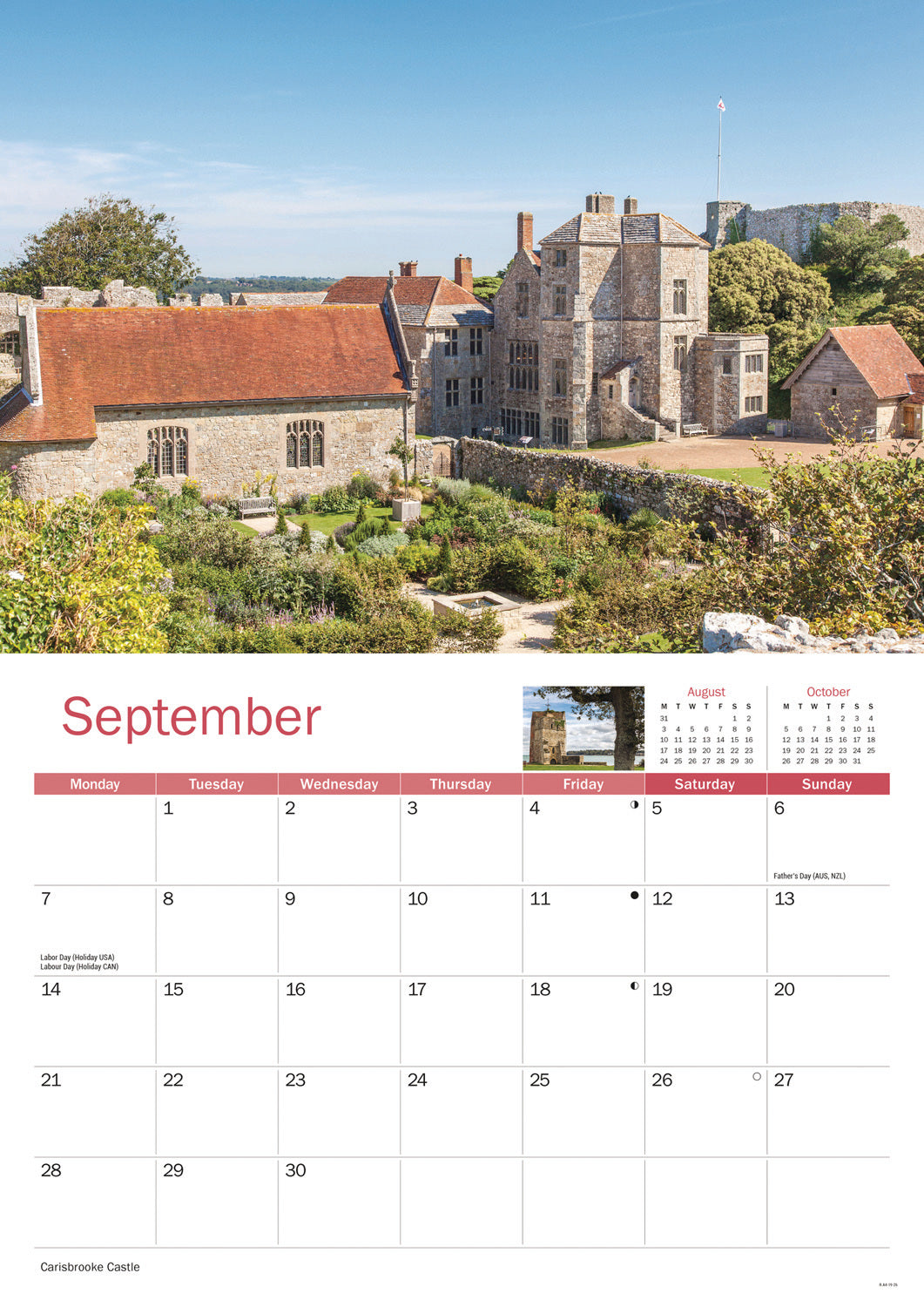 Isle of Wight A4 Calendar 2026
