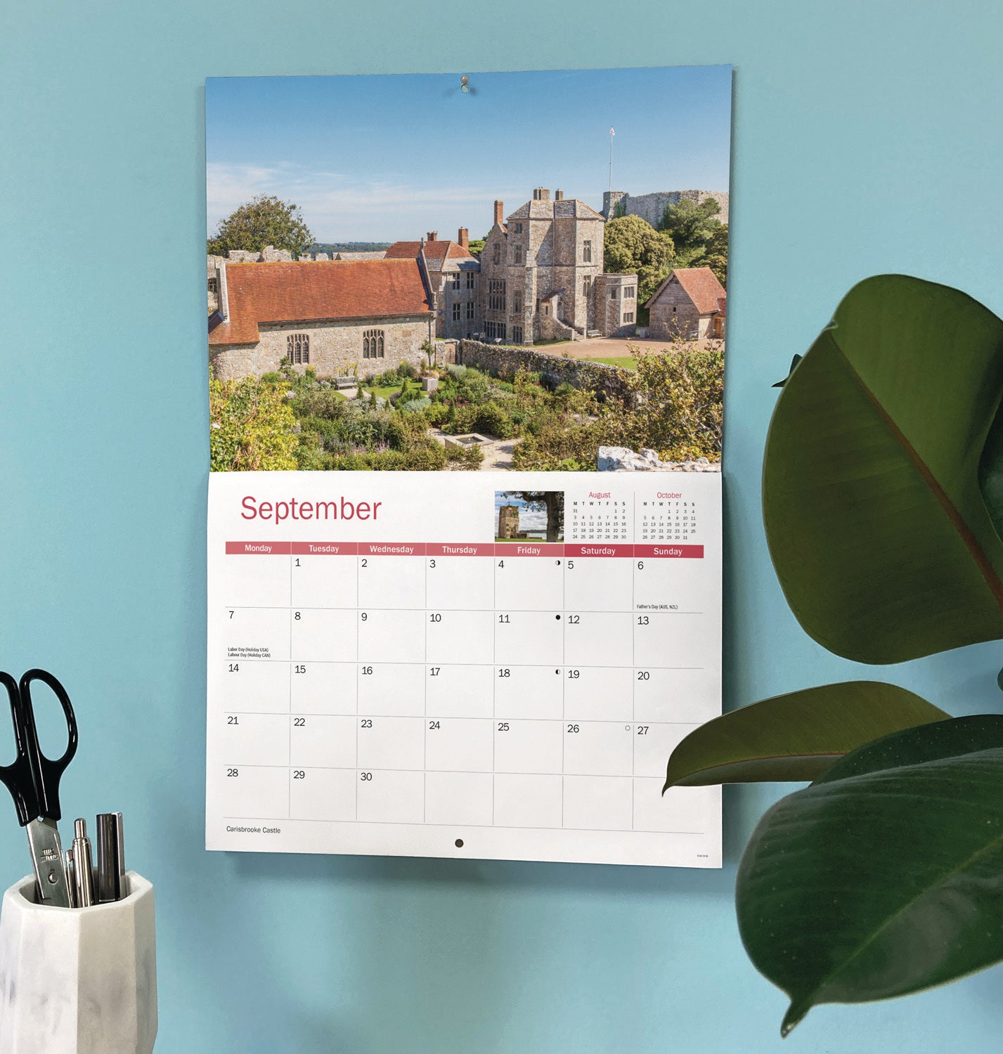 Isle of Wight A4 Calendar 2026