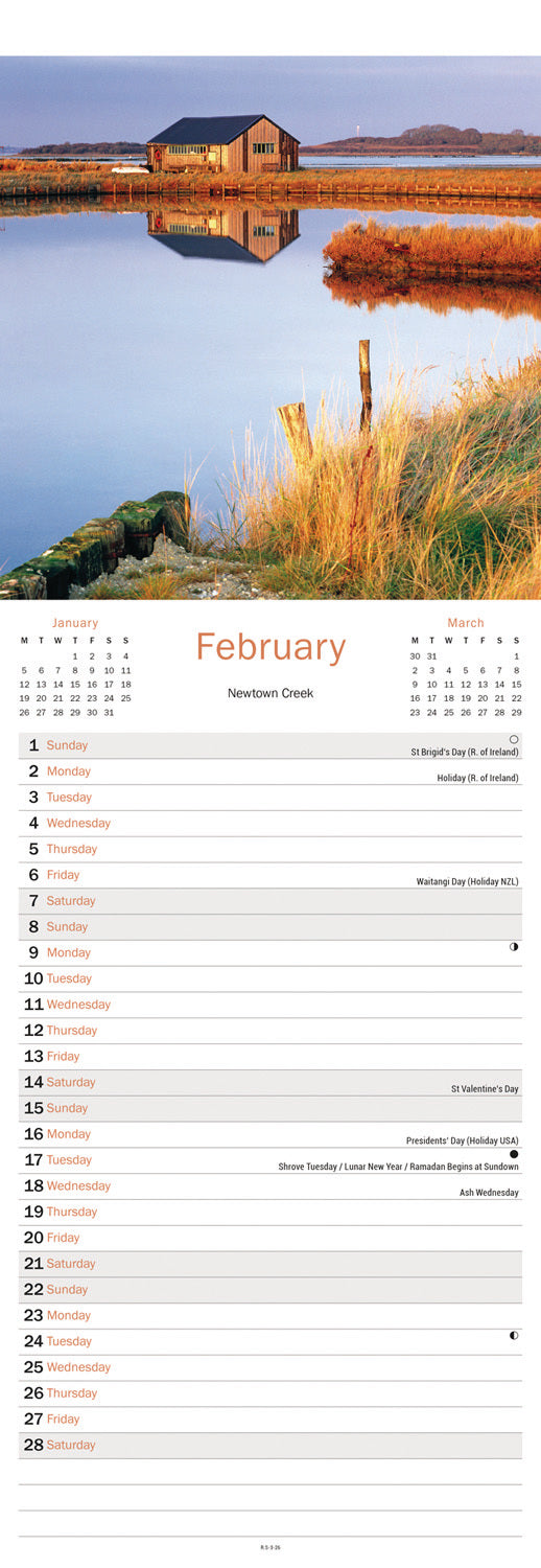 Isle of Wight Slim Calendar 2026