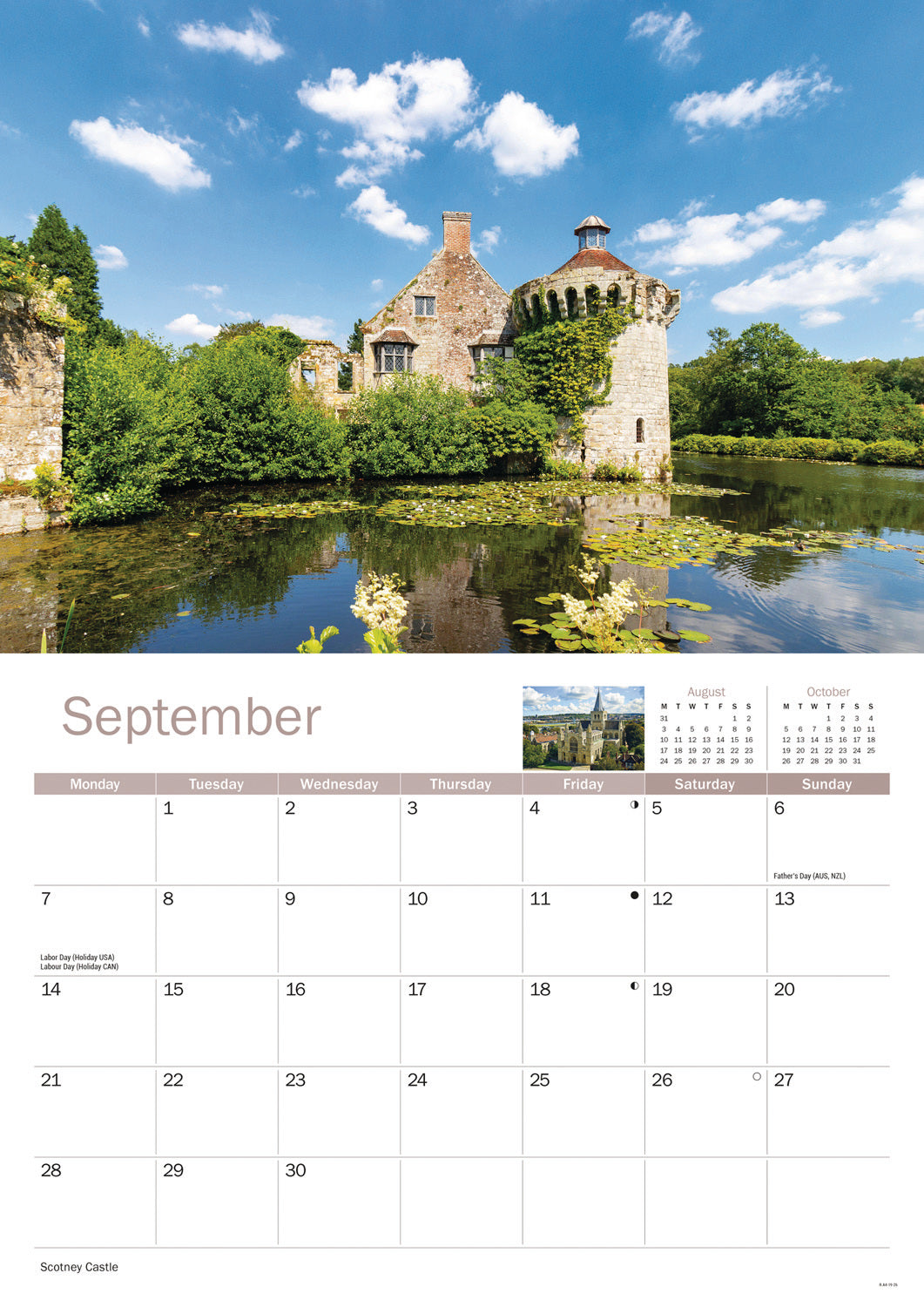 Kent A4 Calendar 2026