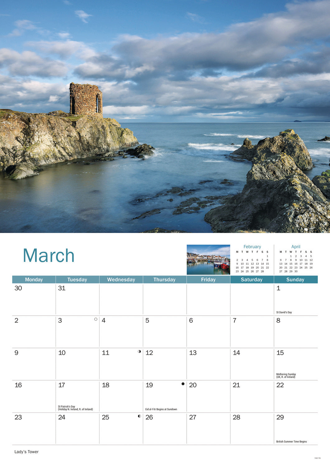 Kingdom of Fife A4 Calendar 2026