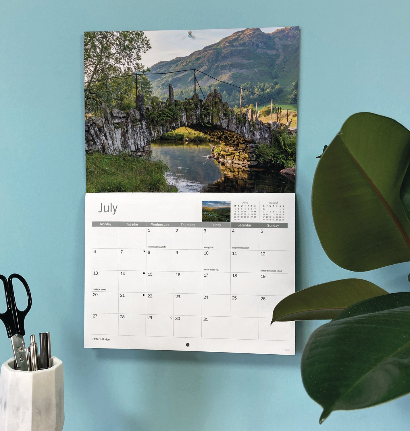 Lake District A4 Calendar 2026