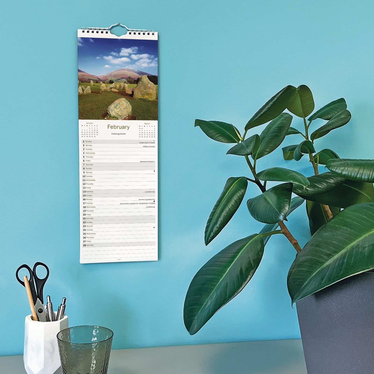 Lake District Slim Calendar 2026