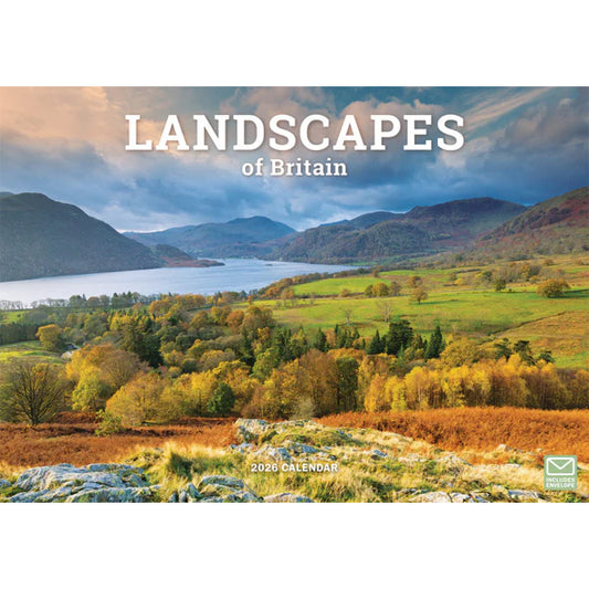 Landscapes of Britain A4 Calendar 2026