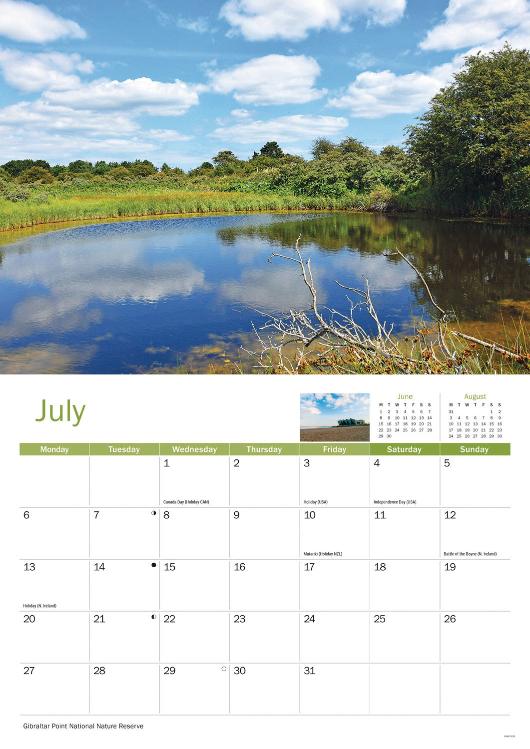 Lincolnshire A4 Calendar 2026