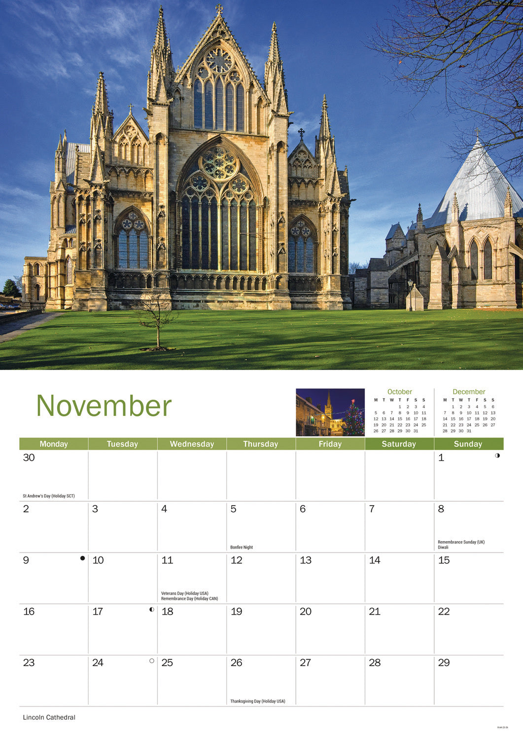 Lincolnshire A4 Calendar 2026