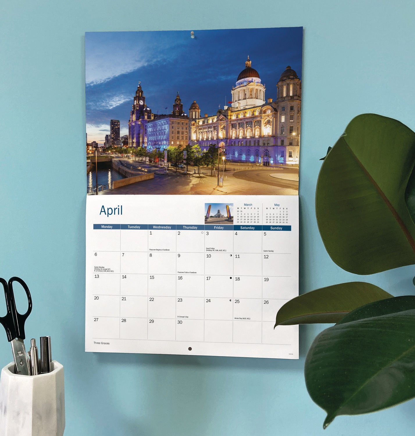 Liverpool A4 Calendar 2026