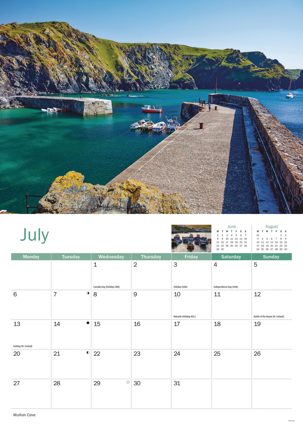 Lizard Peninsula A4 Calendar 2026