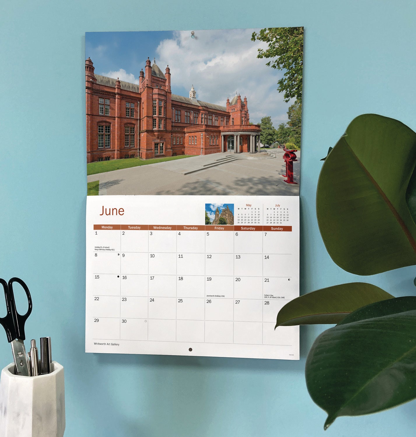 Manchester A4 Calendar 2026