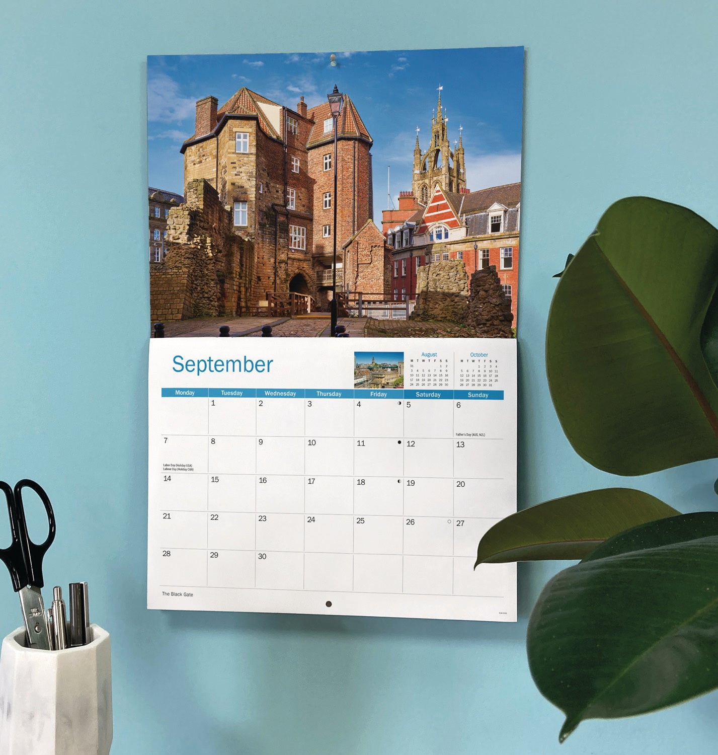 Newcastle A4 Calendar 2026