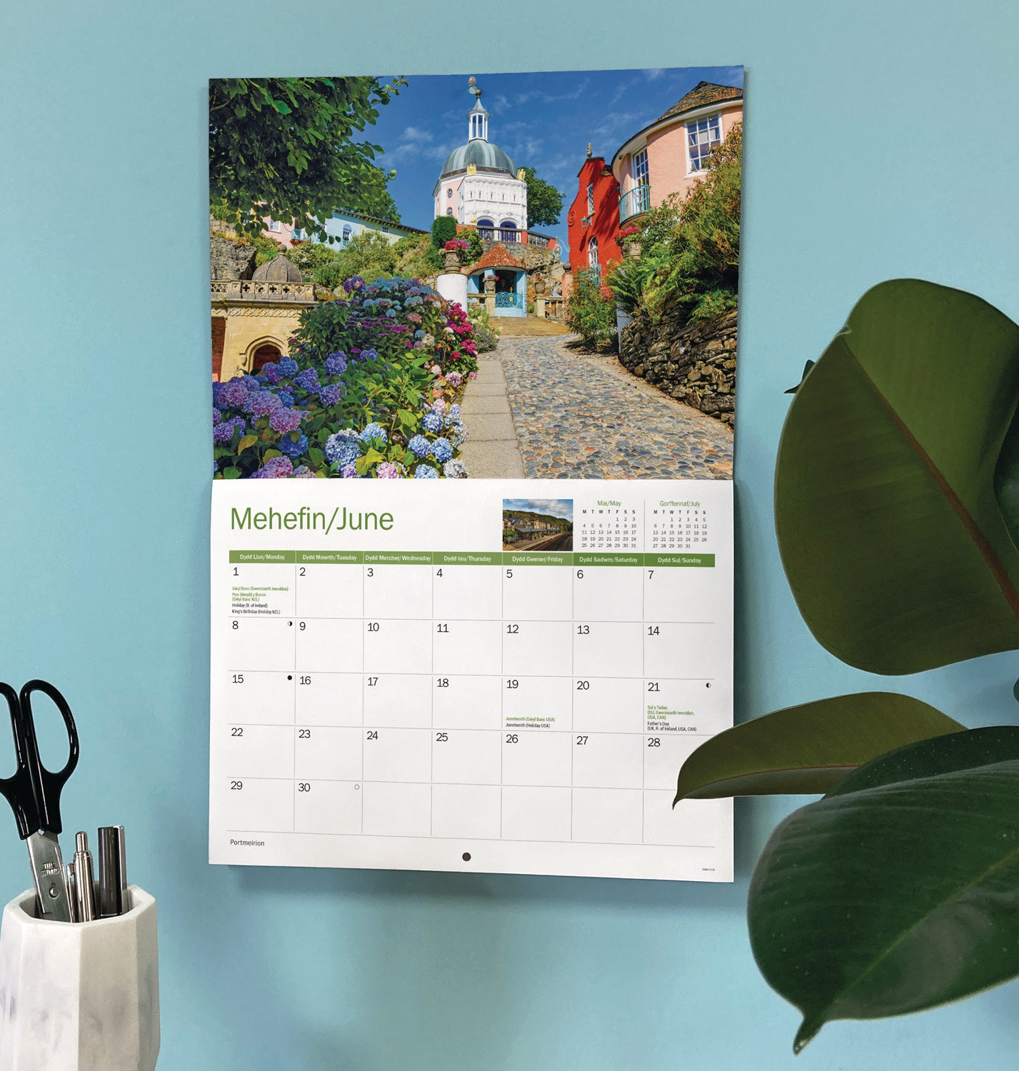 North Wales A4 Calendar 2026