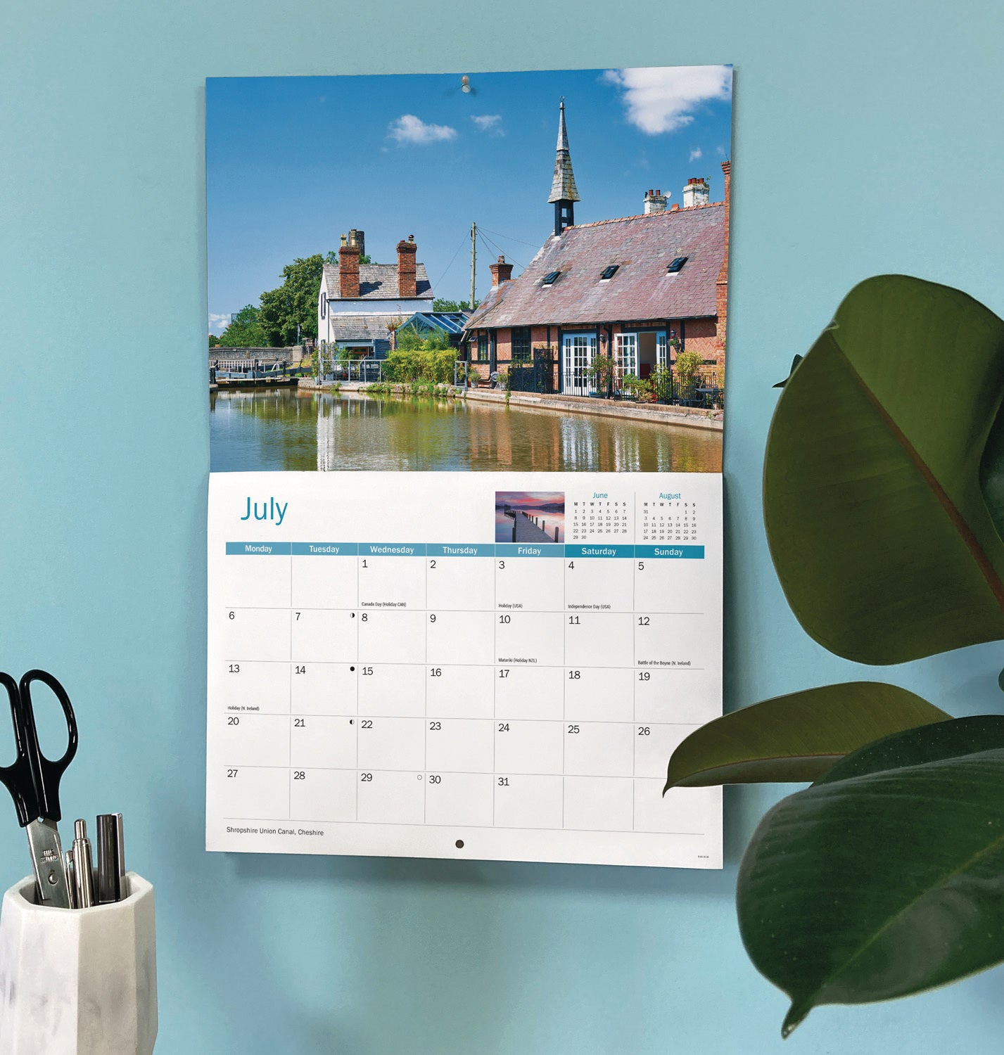 North West England A4 Calendar 2026