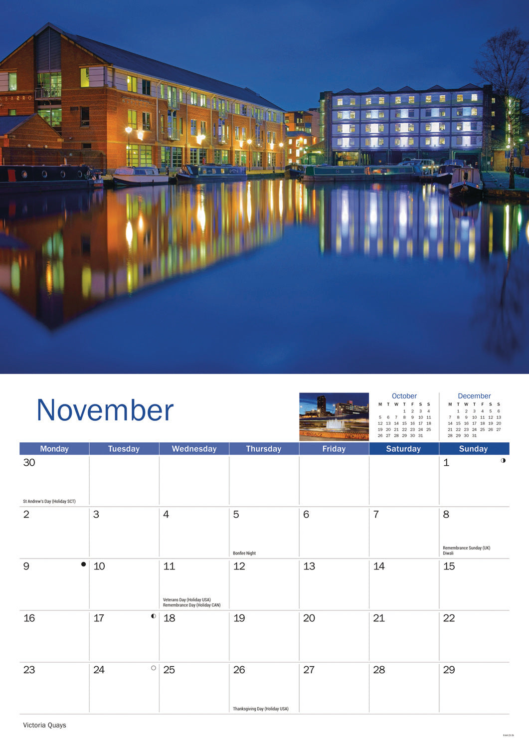 Sheffield A4 Calendar 2026