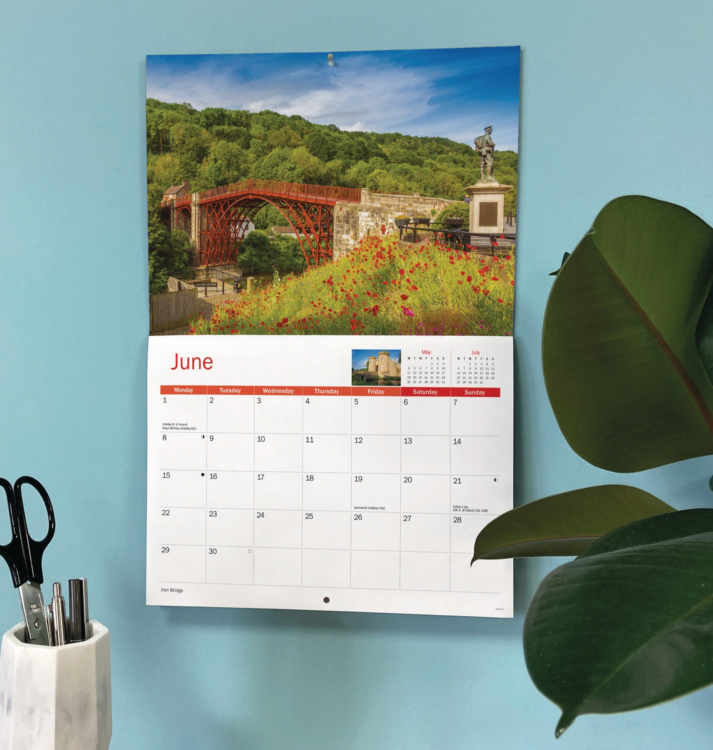 Shropshire A4 Calendar 2026