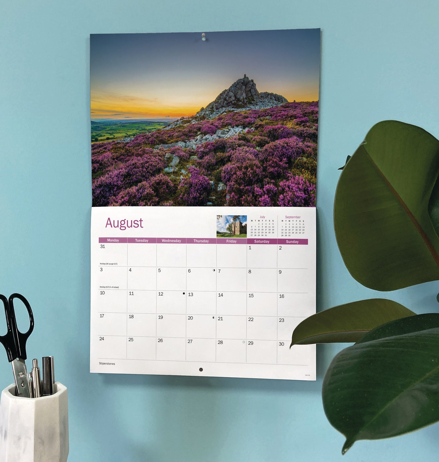 Shropshire Hills A4 Calendar 2026