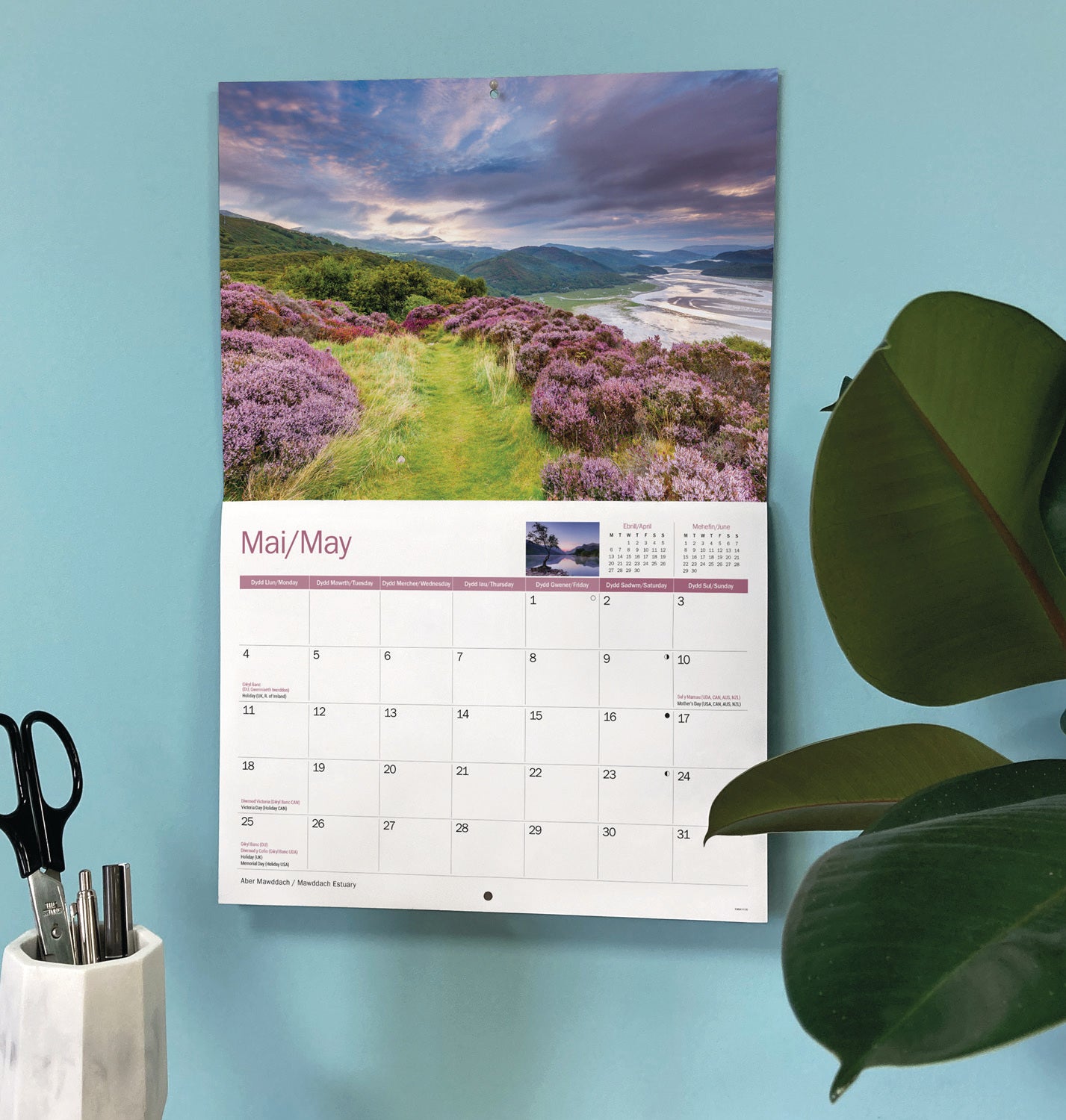 Snowdonia A4 Calendar 2026
