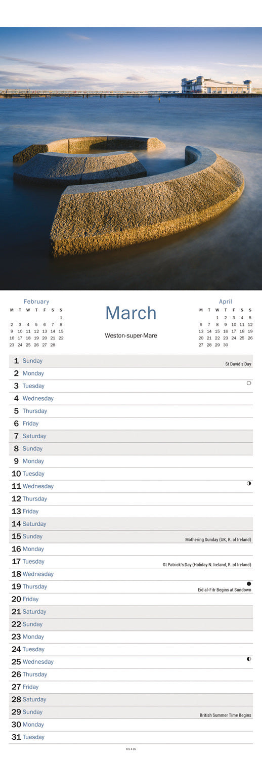 Somerset Slim Calendar 2026
